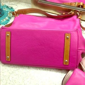 Authentic Dooney & Bourke pink purse and wallet